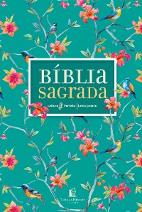 Cover Bíblia NVI, Couro Soft, Flores, Letra Grande, Leitura Perfeita