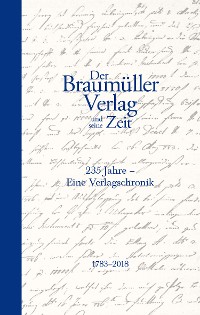 Cover Der Braumüller Verlag und seine Zeit