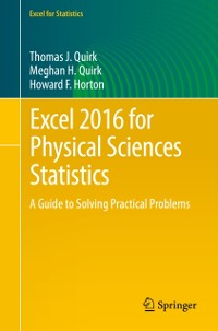 Cover Excel 2016 for Physical Sciences Statistics