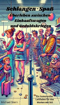 Cover Schlangen-Spaß: Überleben zwischen Einkaufswagen und Geduldskriegen"