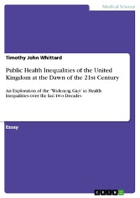 Cover Public Health Inequalities of the United Kingdom at the Dawn of the 21st Century