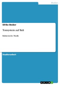 Cover Tonsystem auf Bali