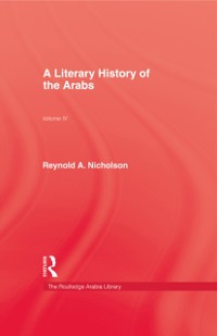 Cover A Literary History of the Arabs