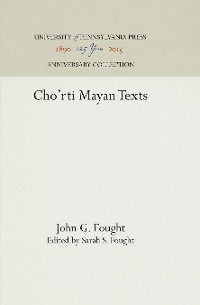 Cover Cho'rti Mayan Texts