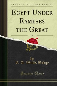 Cover Egypt Under Rameses the Great