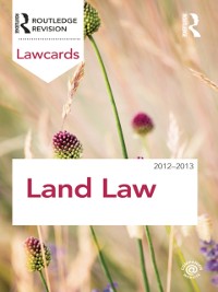 Cover Land Law Lawcards 2012-2013
