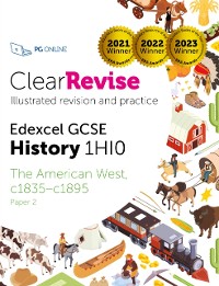 Cover ClearRevise Edexcel GCSE History 1HI0 The American West c1835-c1895