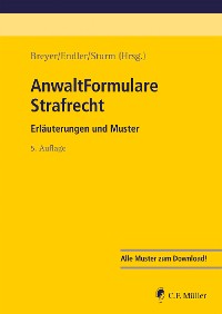 Cover AnwaltFormulare Strafrecht