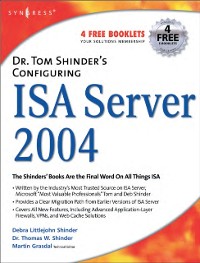 Cover Dr. Tom Shinder's Configuring ISA Server 2004