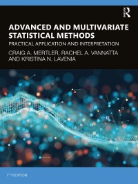 Cover Advanced and Multivariate Statistical Methods