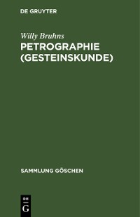 Cover Petrographie (Gesteinskunde)