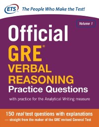 Cover Official GRE Verbal Reasoning Practice Questions