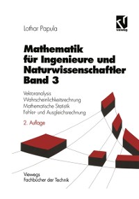 Cover Mathematik für Ingenieure und Naturwissenschaftler 3