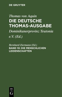 Cover Die Menschlichen Leidenschaften