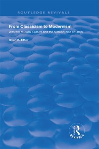 Cover From Classicism to Modernism