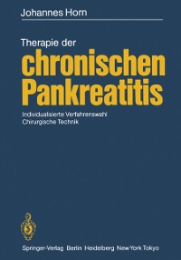 Cover Therapie der chronischen Pankreatitis