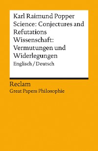 Cover Science: Conjectures and Refutations / Wissenschaft: Vermutungen und Widerlegungen (Englisch/Deutsch)