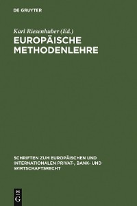 Cover Europäische Methodenlehre