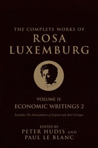 Cover Complete Works of Rosa Luxemburg, Volume II