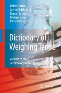 Cover Dictionary of Weighing Terms