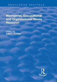 Cover Managerial, Occupational and Organizational Stress Research