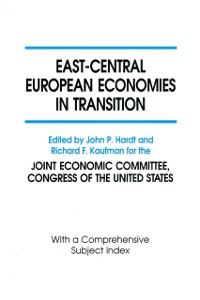 Cover East-Central European Economies in Transition