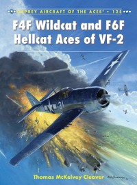 Cover F4F Wildcat and F6F Hellcat Aces of VF-2