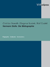 Cover Hermann Stutte. Die Bibliographie