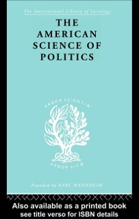 Cover American Science of Politics