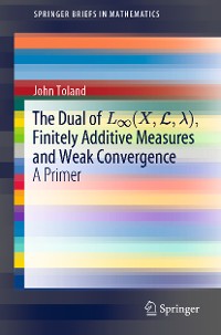 Cover The Dual of L∞(X,L,λ), Finitely Additive Measures and Weak Convergence