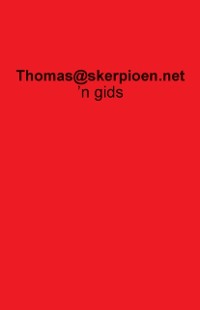 Cover Studiegids: Thomas@skerpioen.net