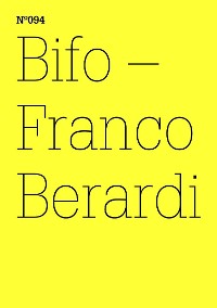 Cover Bifo - Franco Berardi