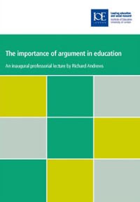 Cover importance of argument in education