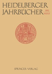 Cover Heidelberger Jahrbücher