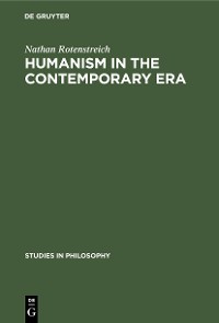 Cover Humanism in the contemporary era
