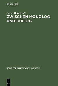Cover Zwischen Monolog und Dialog