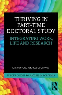 Cover Thriving in Part-Time Doctoral Study