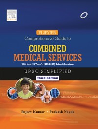 Cover Elsevier Comprehensive Guide to Combined Medical Services (UPSC) - E-Book