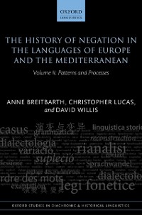 Cover History of Negation in the Languages of Europe and the Mediterranean