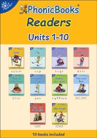 Cover Phonic Books Dandelion Readers Set 1 Units 1-10 (Alphabet code, blending 4 and 5 sound words)