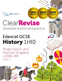 Cover ClearRevise Edexcel GCSE History 1HI0 Anglo Saxon and Norman England