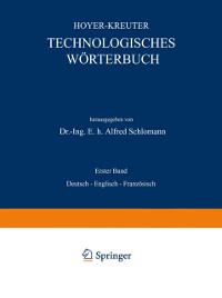 Cover Technologisches Wörterbuch