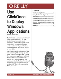 Cover Use ClickOnce to Deploy Windows Applications