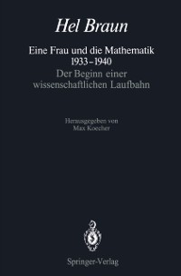 Cover Eine Frau und die Mathematik 1933–1940