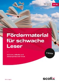 Cover Fördermaterial für schwache Leser - Klasse 9-10