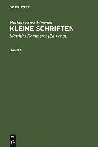 Cover Kleine Schriften