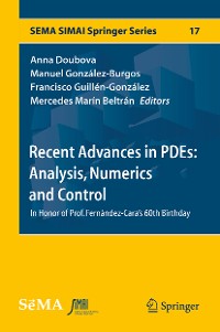 Cover Recent Advances in PDEs: Analysis, Numerics and Control
