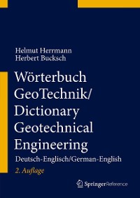 Cover Wörterbuch GeoTechnik/Dictionary Geotechnical Engineering