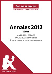 Cover Bac de français 2012 - Annales Série L (Corrigé)