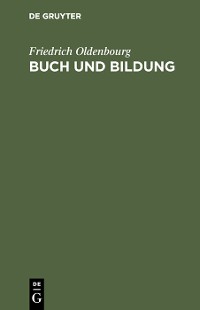 Cover Buch und Bildung